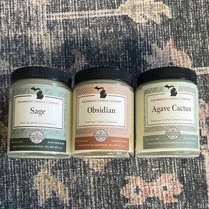 Kalamazoo Candle Company Scented Candle Trio